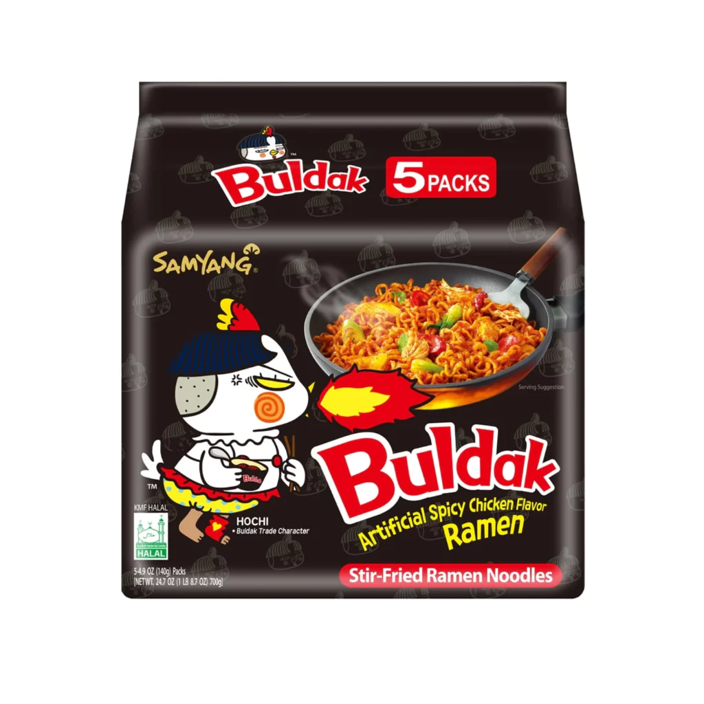 Samyang Hot Chicken Ramen Spicy 8x5x140g