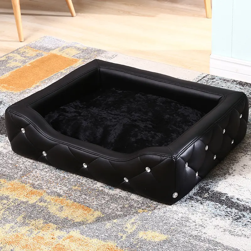 Luxury seng til hund eller katt - Svart