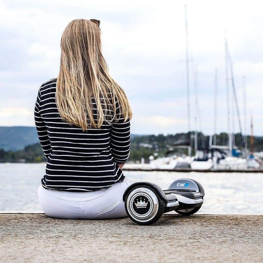 ClassyWalk® 3 Hoverboard - Svart/Sølv (11414208398)
