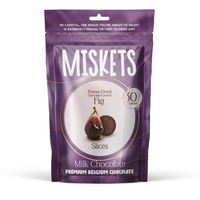 MISKETS MILK CHOCOLATE COVERED FREEZE DRIED FIG 80g