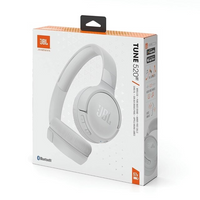 JBL Tune 525BT trådløse on-ear hodetelefoner (Hvit)
