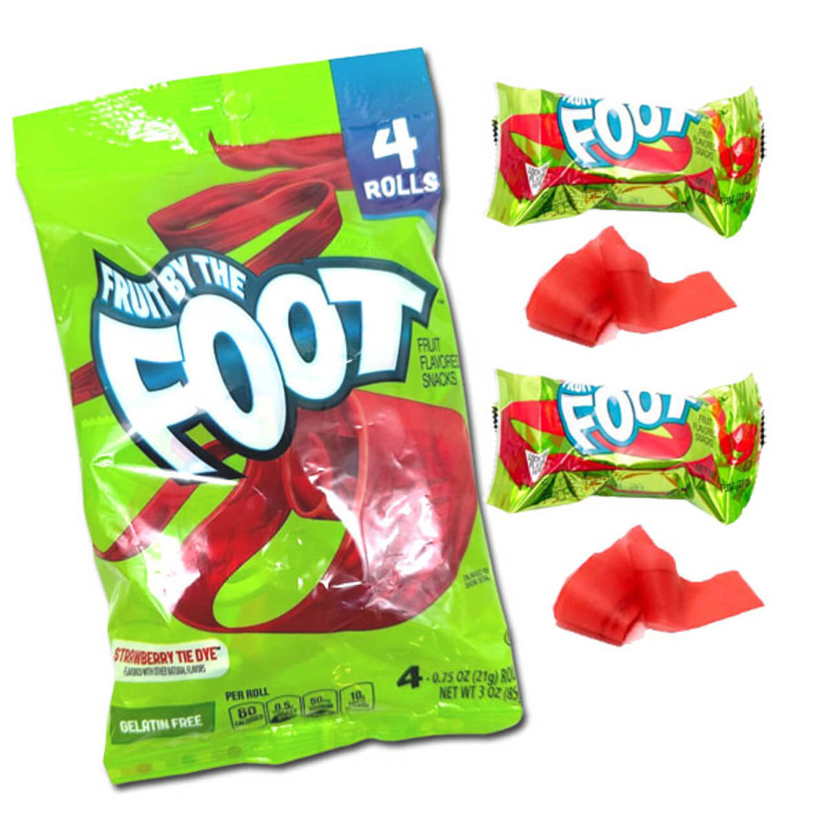 FRUIT BY THE FOOT STRAWBERRY TIE DYE 85g
