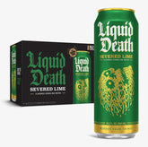 Liquid Death severed lime mountain water can 500ml