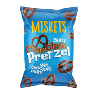 MISKETS MILK CHOCOLATE COVERED SALTY PRETZEL 50g
