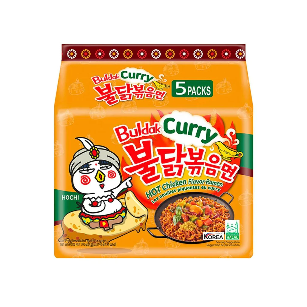 Samyang Hot Chicken Ramen Curry (KR) 8x5x140g