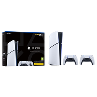 PlayStation 5 Slim Digital Edition spillkonsoll (2 DualSense Bundle)