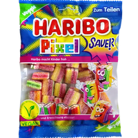 HARIBO VEGGIE RAINBOW PIXEL SOUR 160g