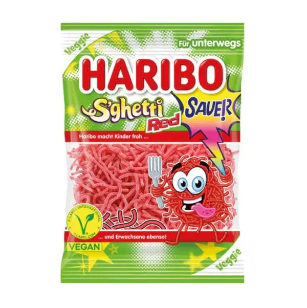 HARIBO VEGGIE S’GHETTI RED 85g