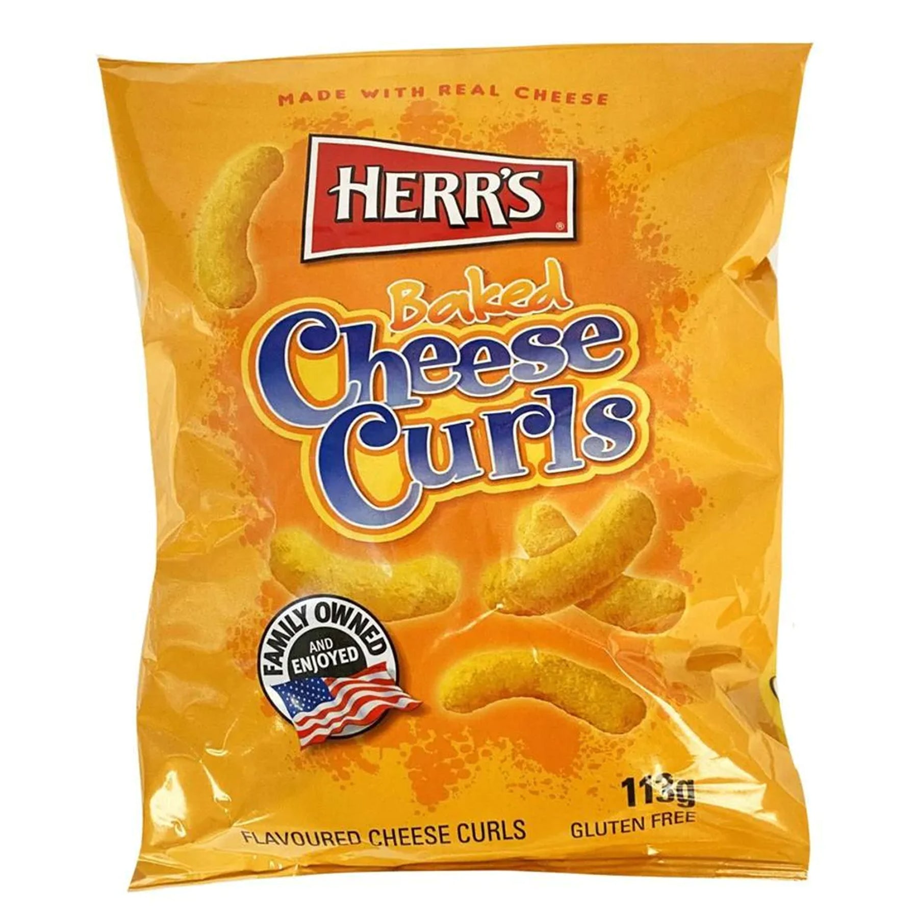 Herr's Baked Cheese Curls 113g