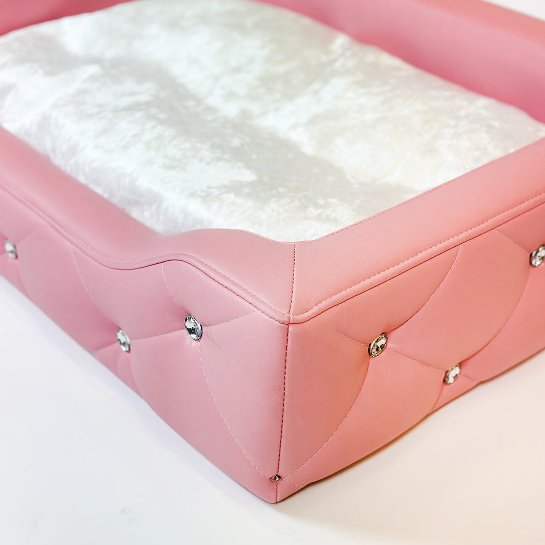 Luxury seng til hund eller katt - Rosa