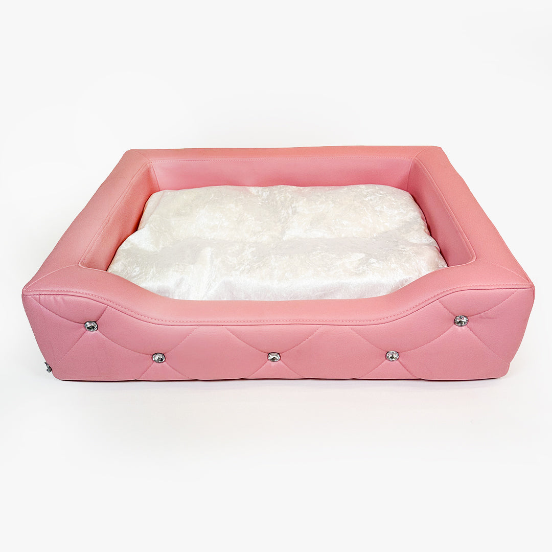 Luxury seng til hund eller katt - Rosa