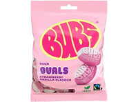 BUBS Ovals Strawberry & Vanilla 90g 1x12