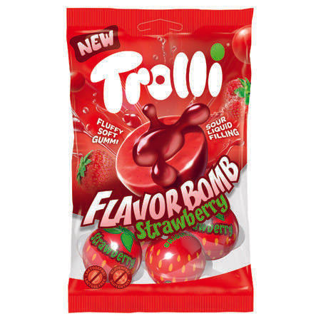 Trolli Flavorbomb Jordbær 21x75g