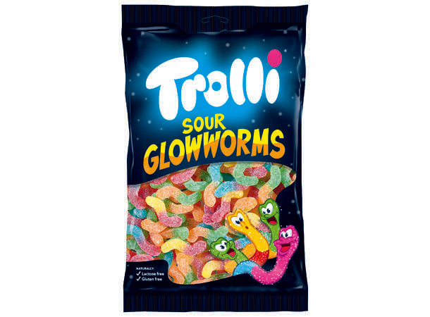 Trolli Sour Glowworms 8x1kg