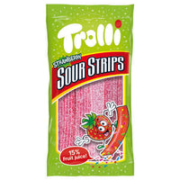 Trolli Sour Strips Strawberry 24x85g