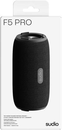 SUDIO F5PROBLK Portable speaker (Svart)