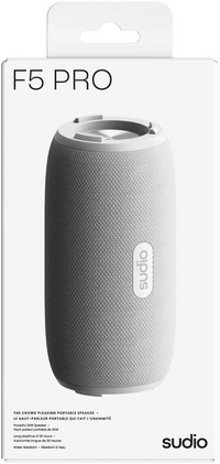 SUDIO F5PROBLK Portable speaker (Hvit)