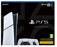 PlayStation 5 Slim Digital Edition spillkonsoll (2 DualSense Bundle)