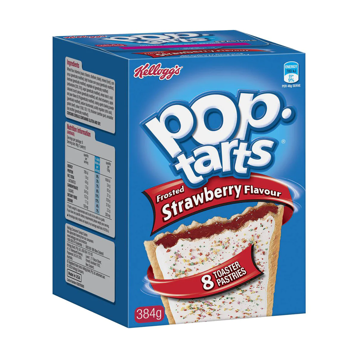 Pop-Tarts Frosted Strawberry 384 g (8 stk)