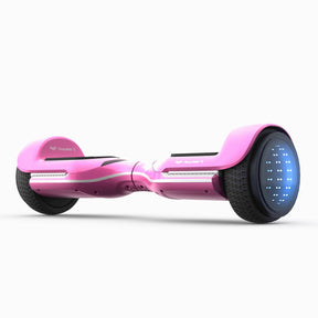 ClassyWalk® 2 LED Hoverboard - Rosa/Hvit (3519423217747)