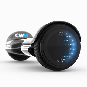 ClassyWalk® 3 LED Hoverboard - Svart/Sølv (3519476105299)