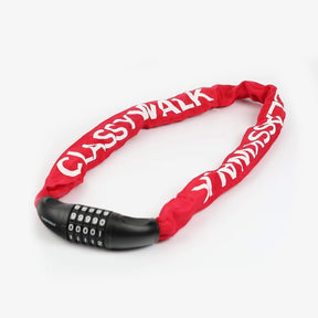 ClassyWalk® - Kodelås Rød Stor (4394521985107)