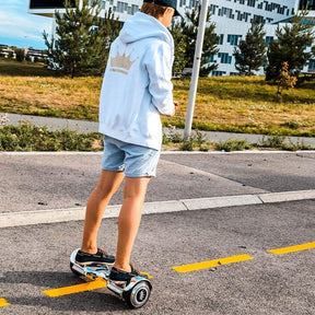 ClassyWalk® Standard Hoverboard Sølv (1538783674425)